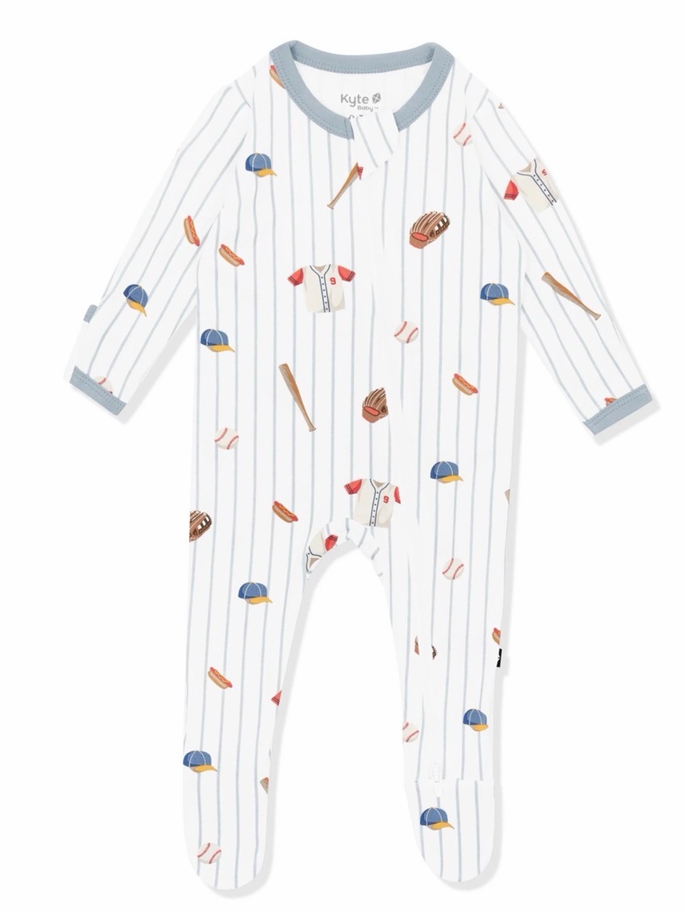 Kyte BABY Zippered Footie in Home Run